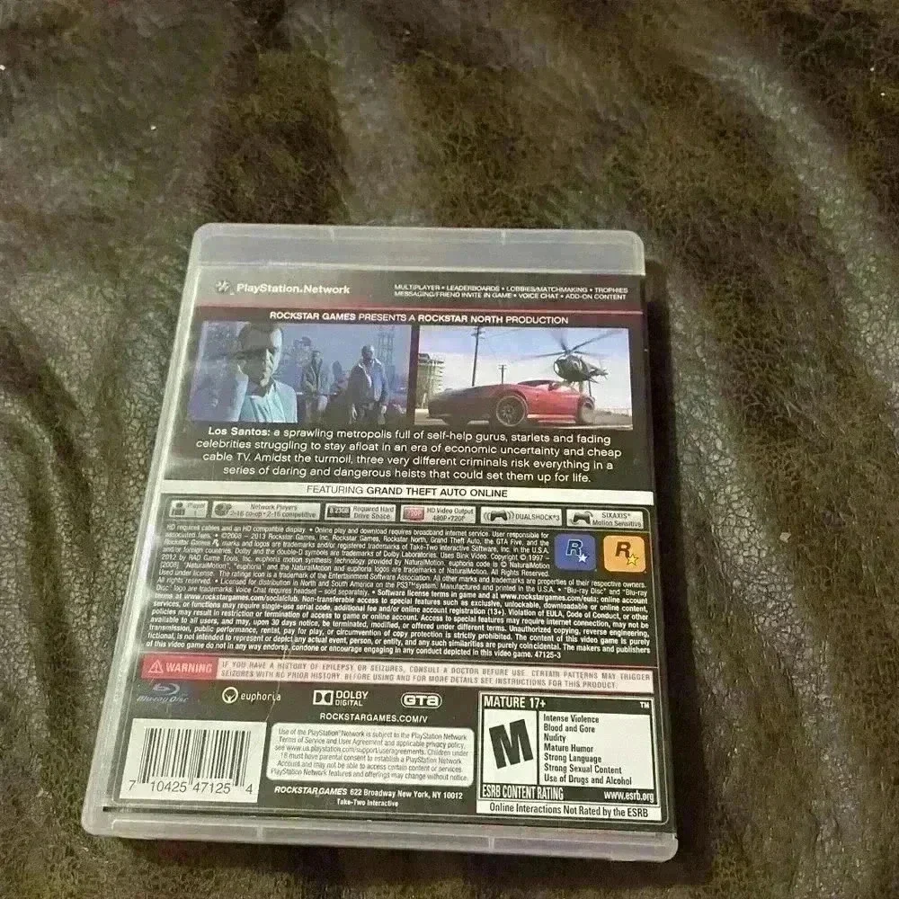 Grand theft auto five for PlayStation‎ 3